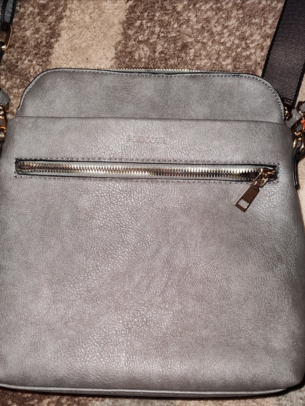 Polugoya Leather crossbody bag In Gray